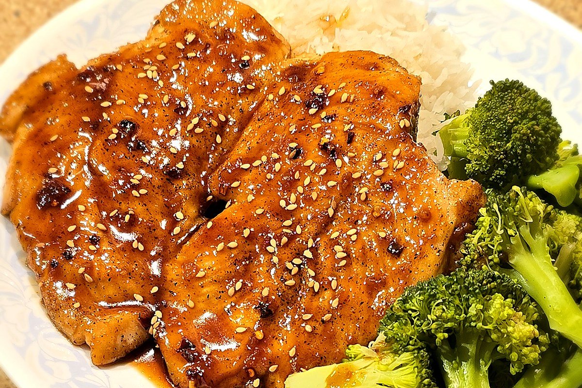 Homemade Spicy Honey Garlic Chicken