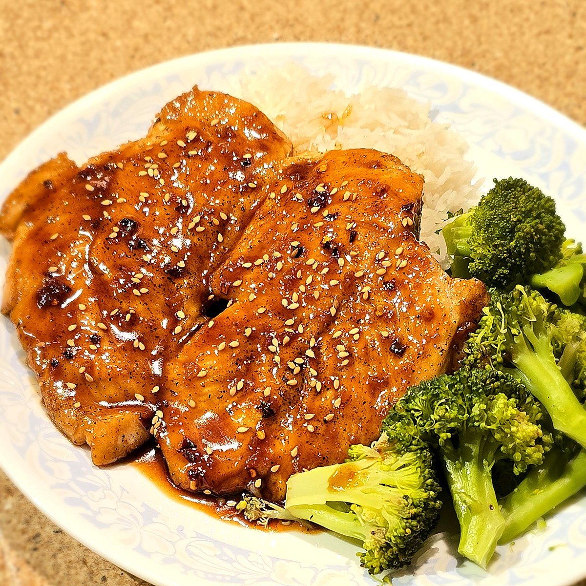 Homemade Spicy Honey Garlic Chicken