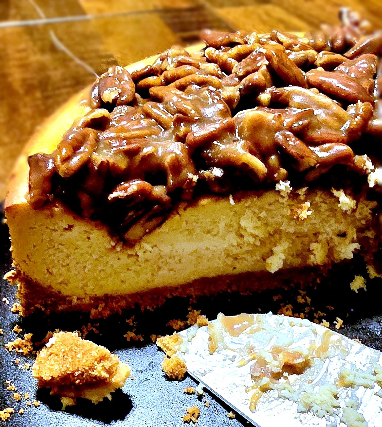 Gooey Pecan Pie Cheesecake