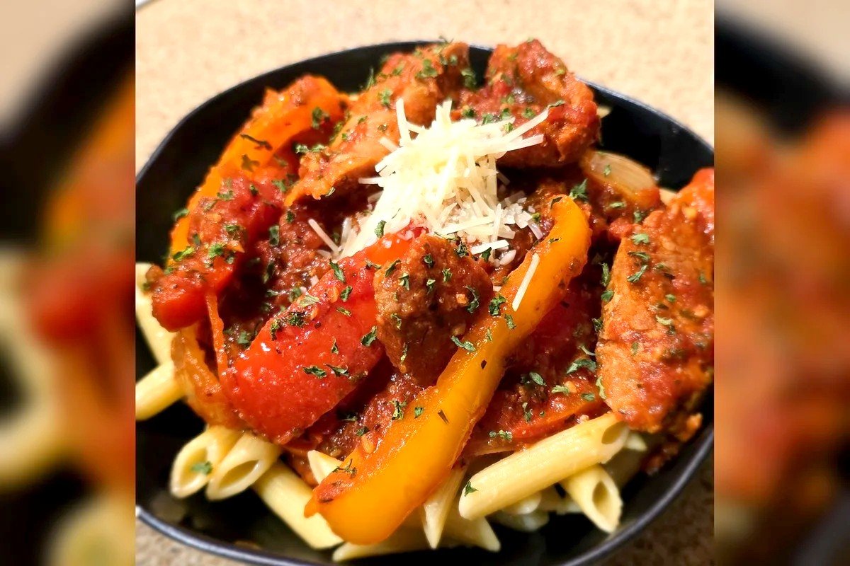 Saucy Italian Sausage, Peppers and Onions